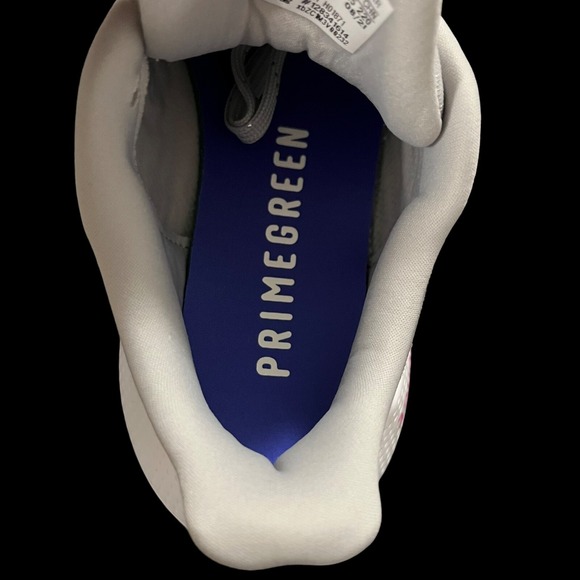 Adidas EQ21 Youth Girls Running Shoes Size 5/ Women's Size 7 Gray Pink Blue - Picture 8 of 12